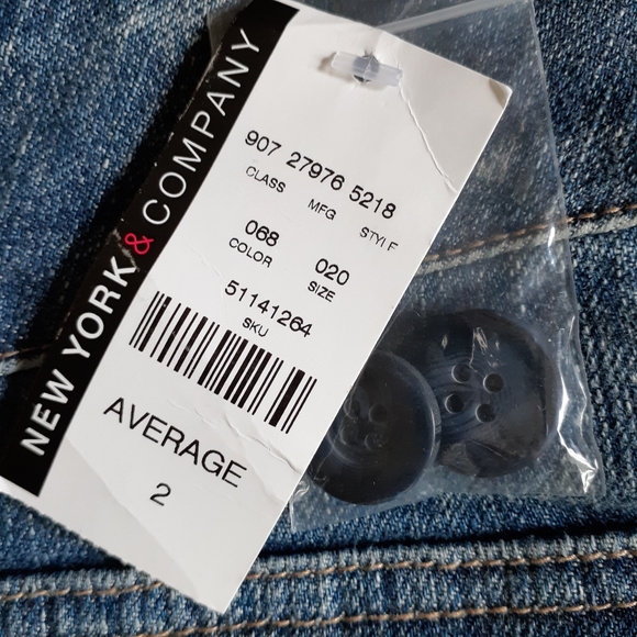 (NWT) NY&C Denim Blue Low Rise Bootcut Jea… - Picture 5 of 7